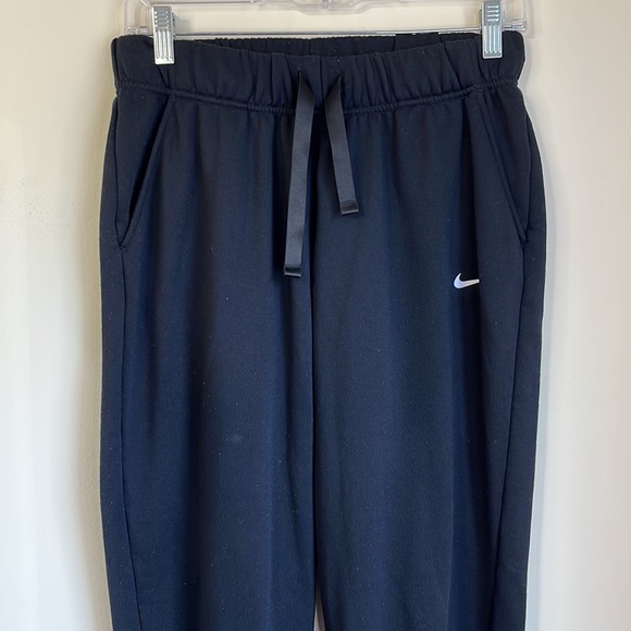 Nike Dri-Fit Black Fleece Joggers Size S - Picture 2 of 5